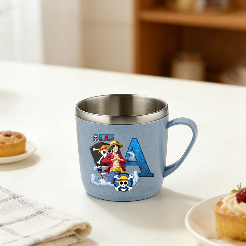 One Piece Water Cup Boy Girl A - Anime One Piece Merchandise 评论和价格