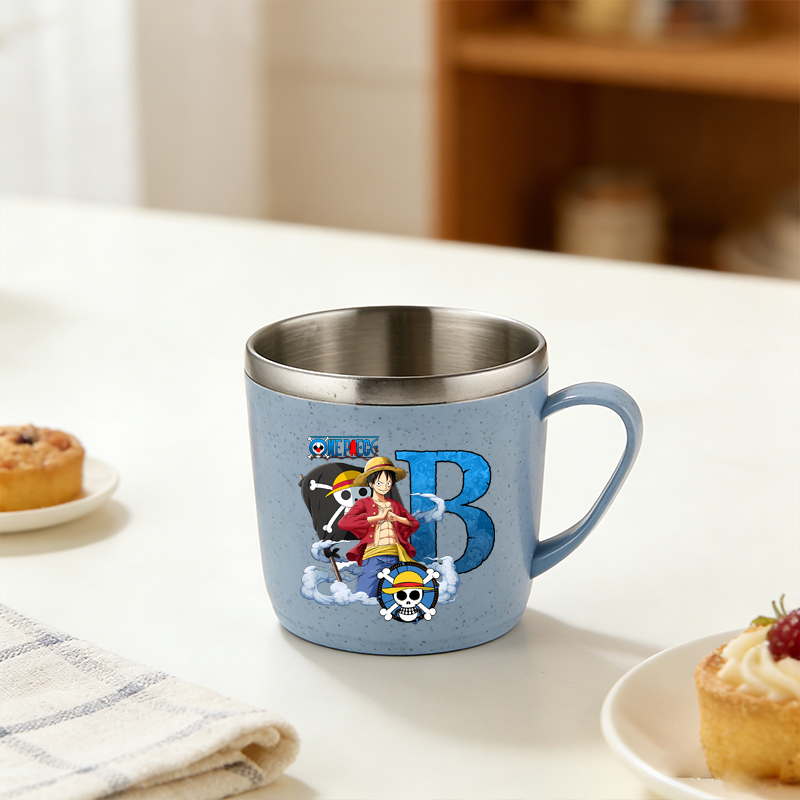 One Piece Water Cup Boy Girl A - Anime One Piece Merchandise 评论和价格