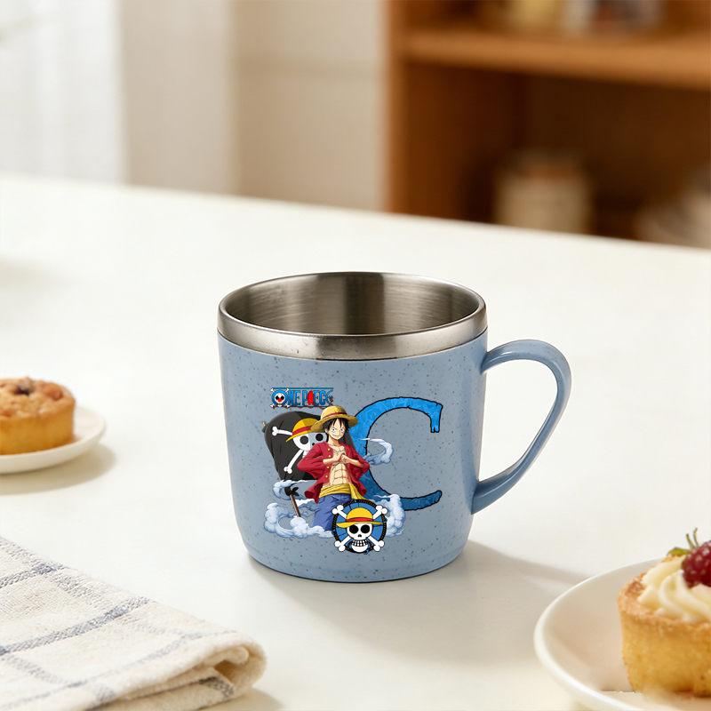 One Piece Water Cup Boy Girl A - Anime One Piece Merchandise 评论和价格