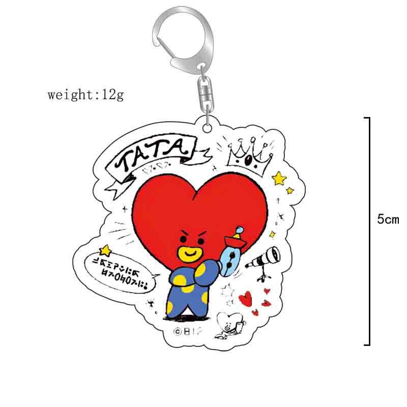 BT21 anime cartoon cute acryli - Anime Merchandise For Girls 评论和价格