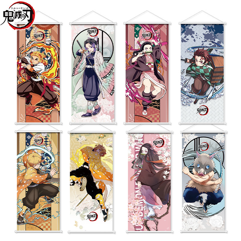 Demon Slayer Wall Scroll Nezuk - Anime Convention Merchandise 评论和价格