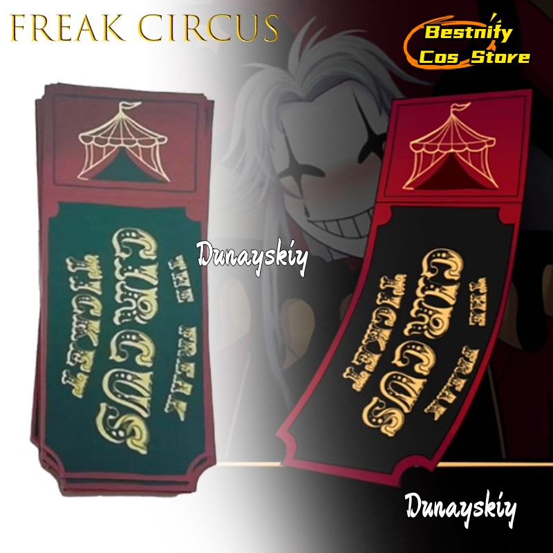 BFreak Circus Ticket Card Red  - Anime Merchandise Women 评论和价格