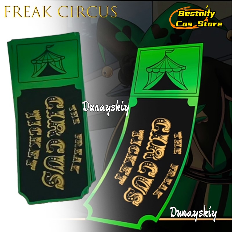BFreak Circus Ticket Card Red  - Anime Merchandise Women 评论和价格