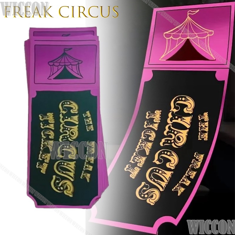 Freak Circus Ticket Card Red G - Anime Merchandise Women 评论和价格