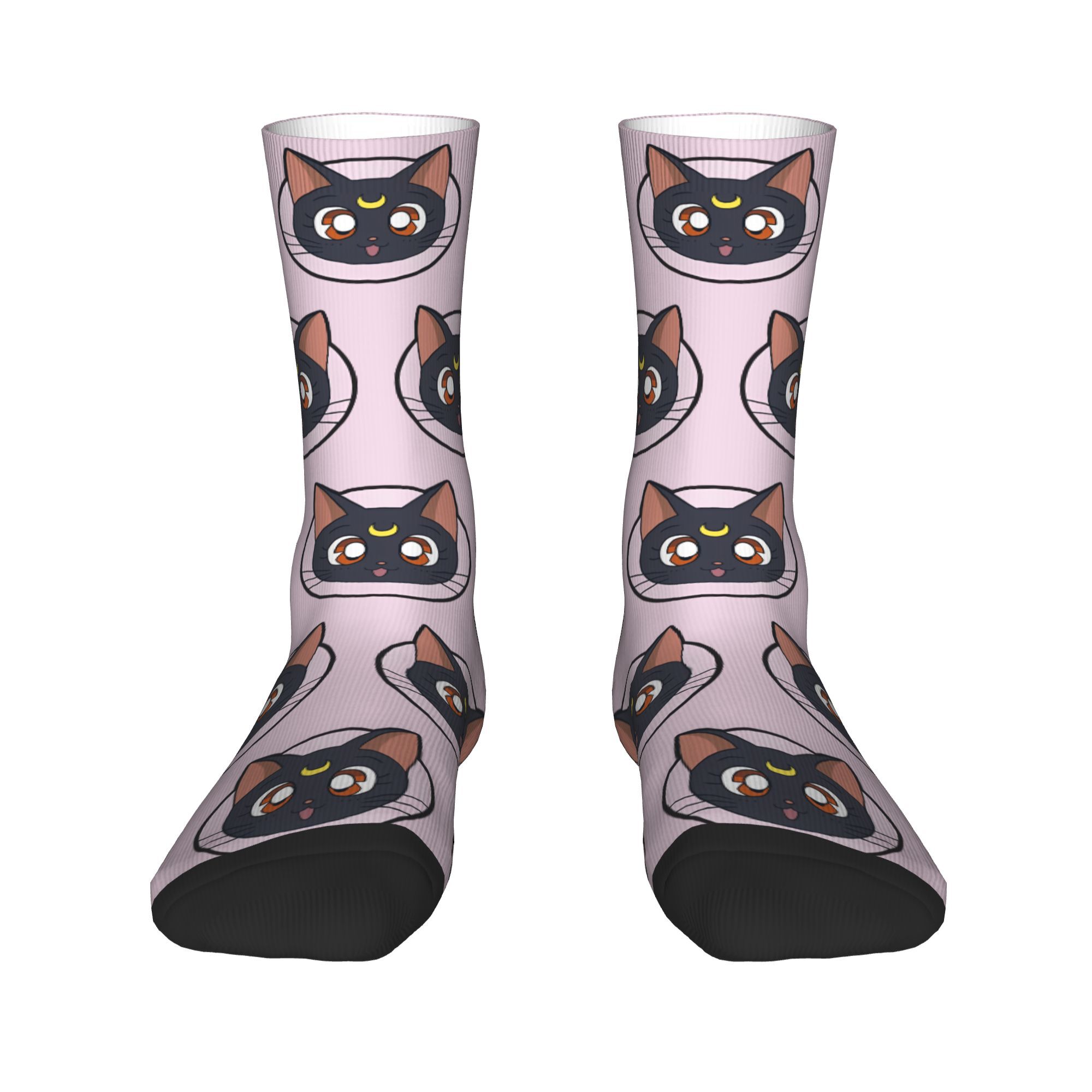 Trendy Unisex Crew Socks Sailo - Anime Merchandise For Girls 评论和价格