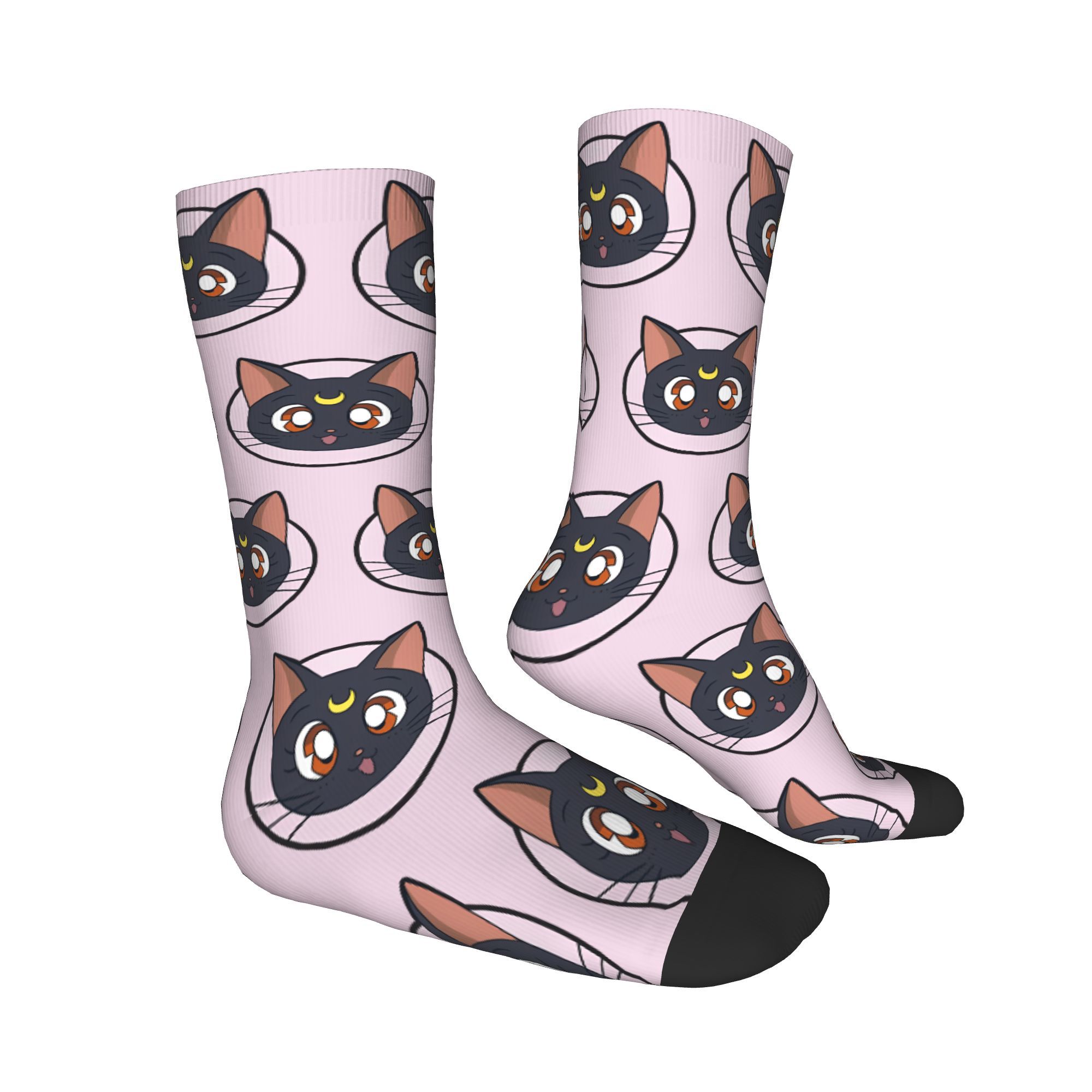 Trendy Unisex Crew Socks Sailo - Anime Merchandise For Girls 评论和价格