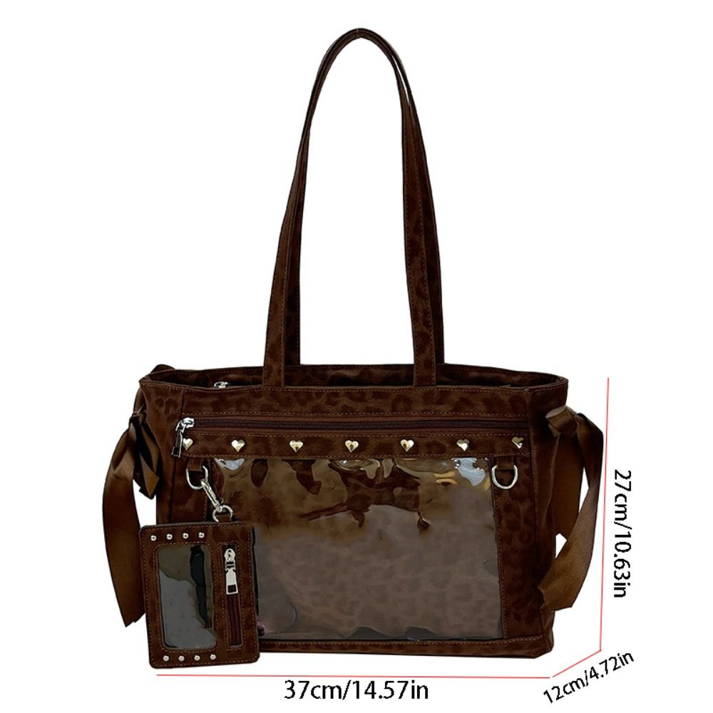 Harajuku Bow Rivet Itabag Y2K  - Anime Merchandise Women 评论和价格